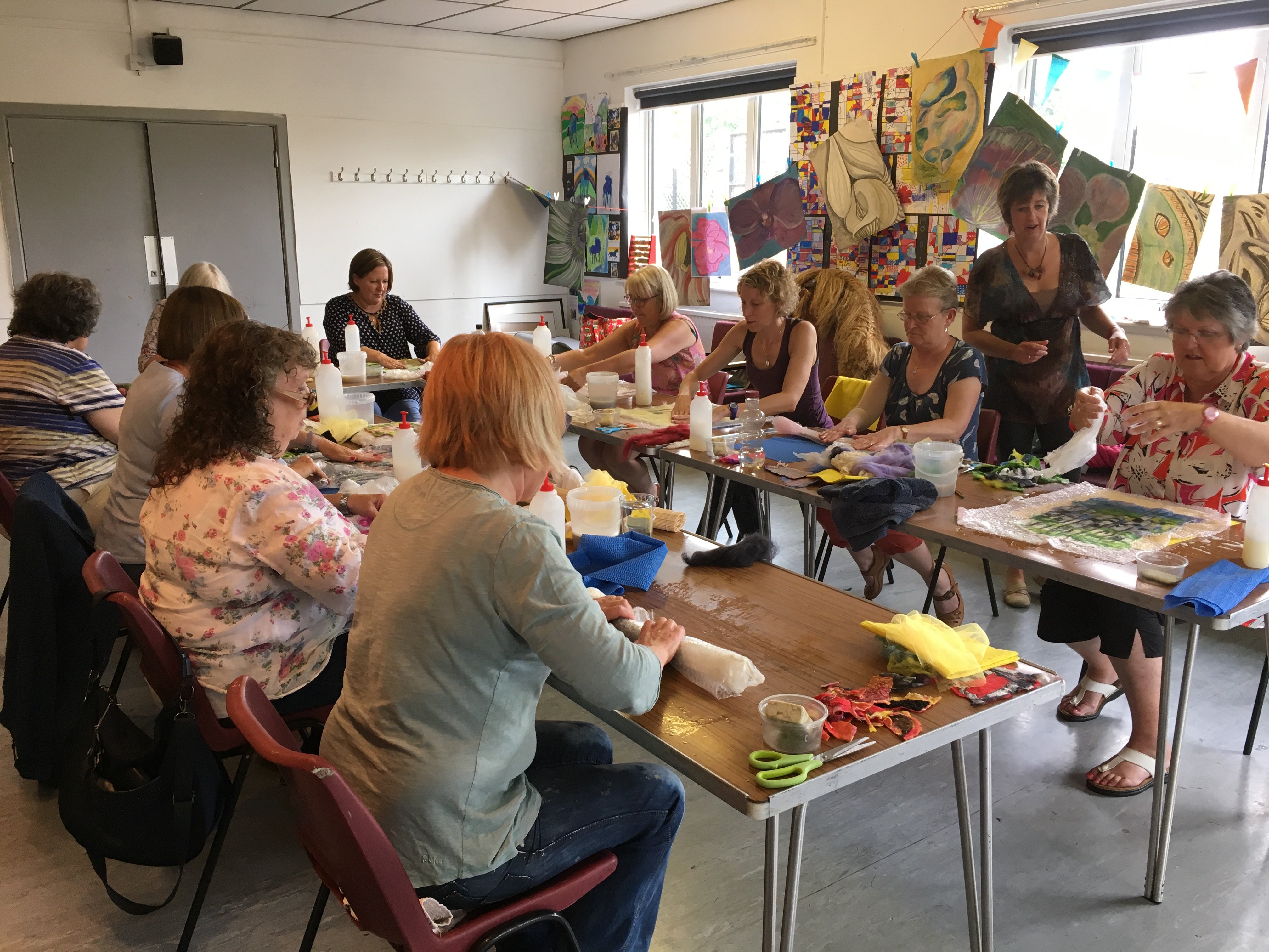 Felt Workshop at Forest Arts Centre during the 2017 Arts Festival