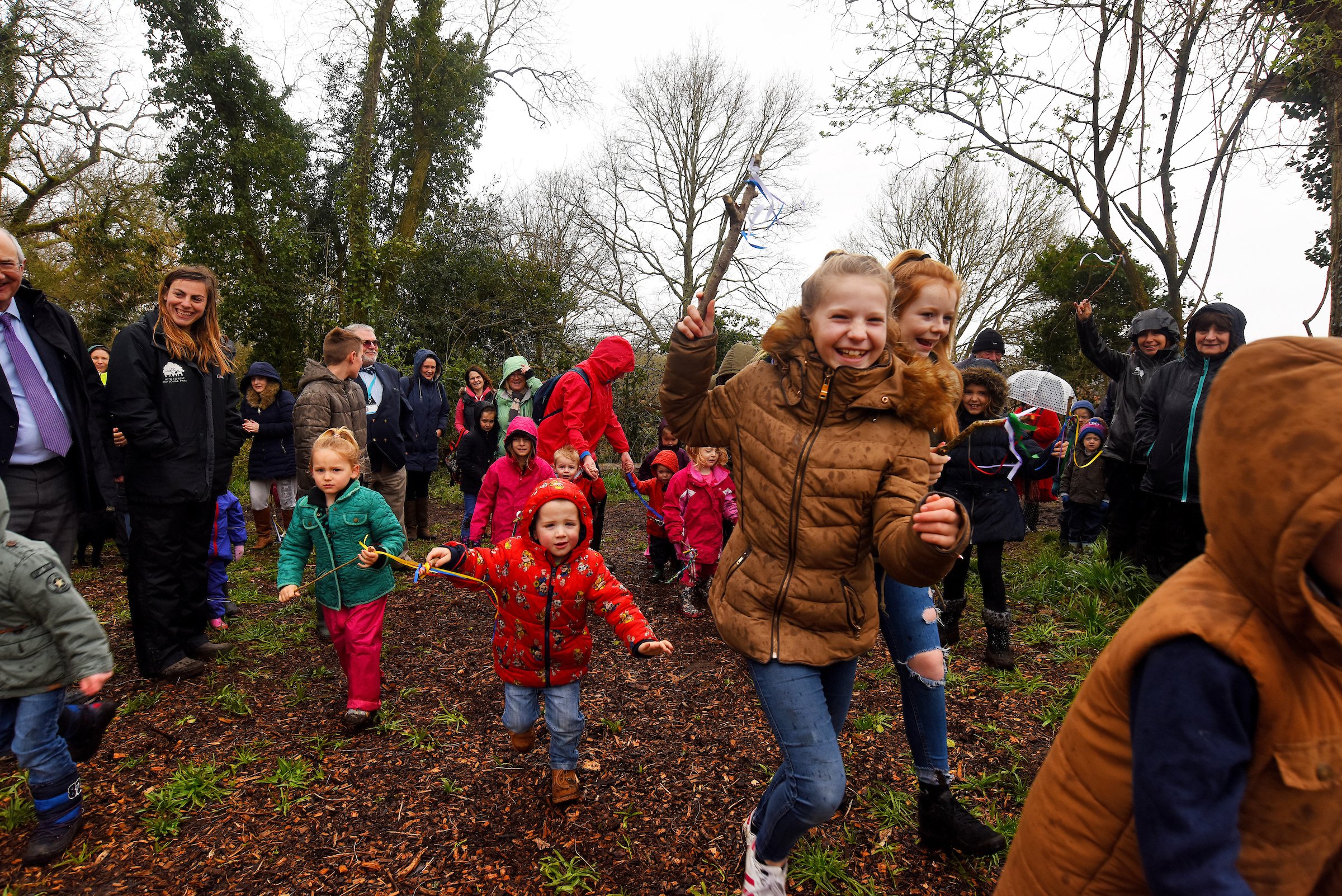 Holbury Manor wild play site opening April 2018 Holbury Manor wild play site opening April 2018