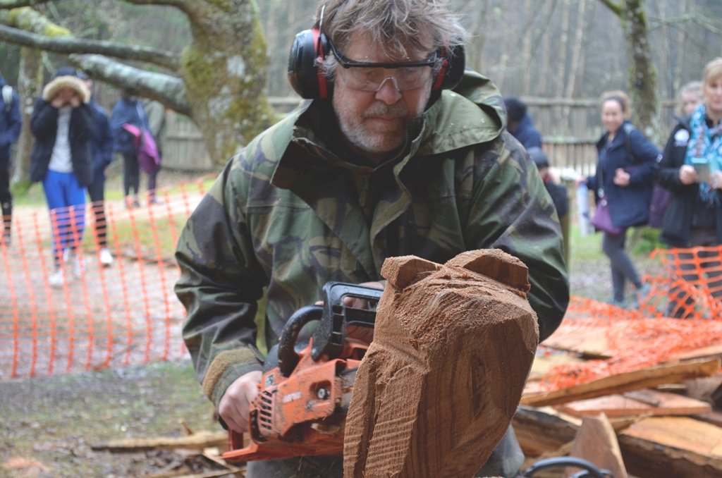 Richard Austin, local sculptor Richard Austin, local sculptor