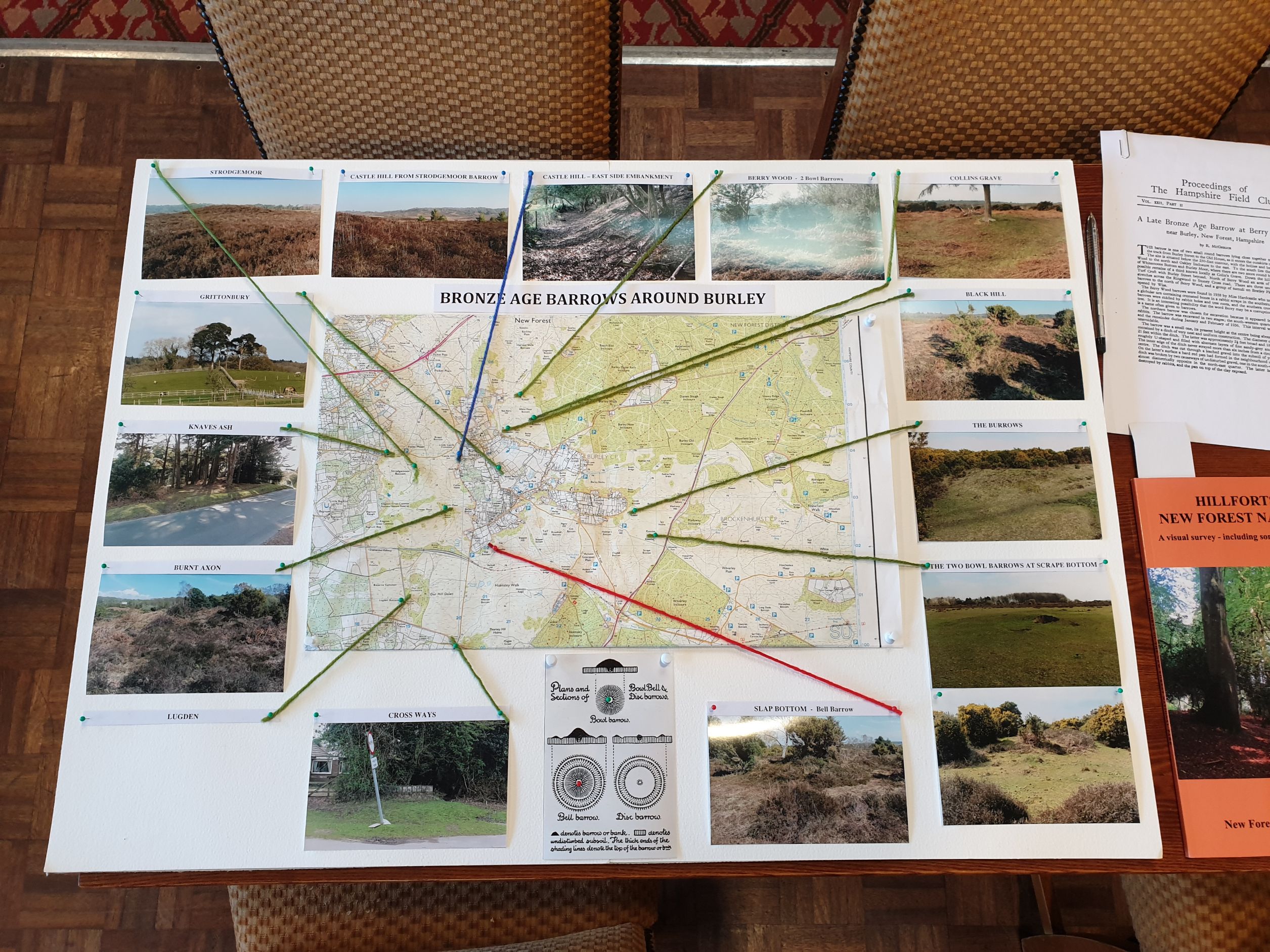 Bronze Age Burial grounds around Burley