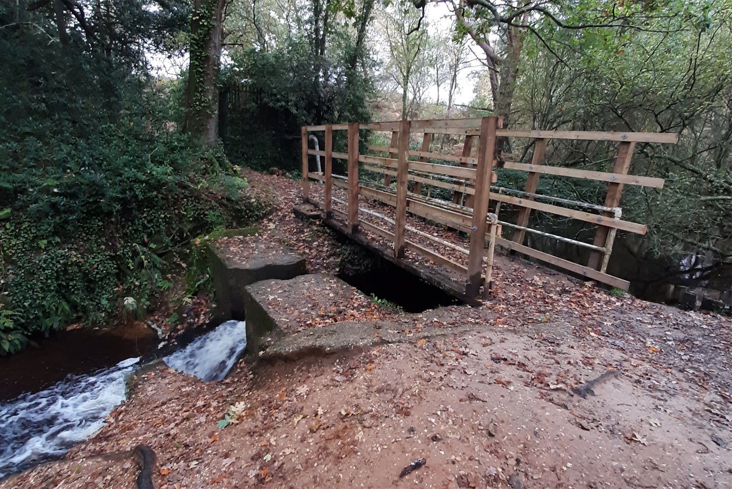 Bridge of Floating Island sluice