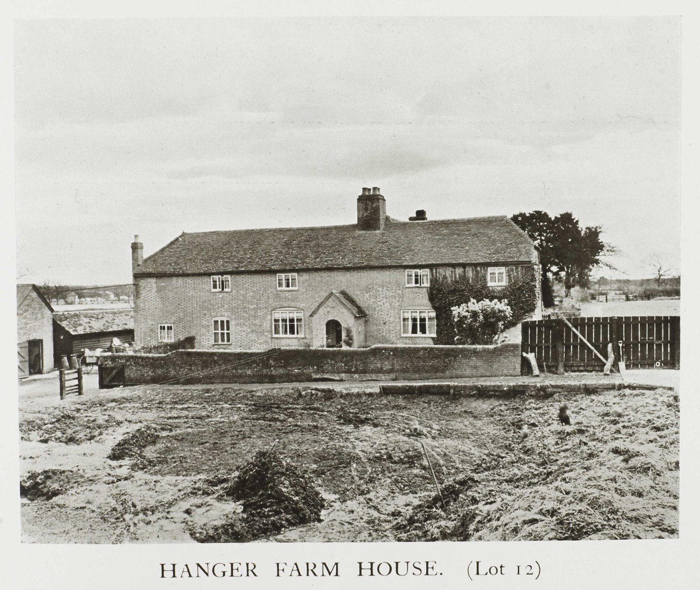 Historic photograph of Hanger Farm House