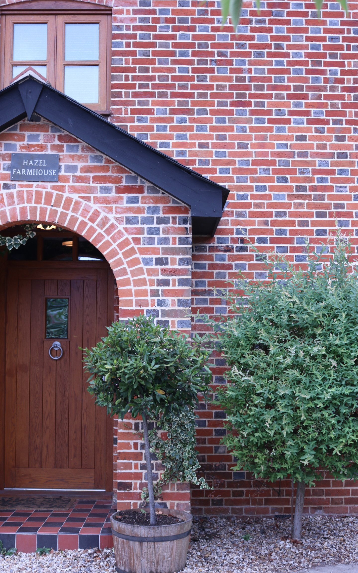 Porch and front door of a house