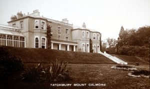 Historic photograph of Tatchbury Mount mansion