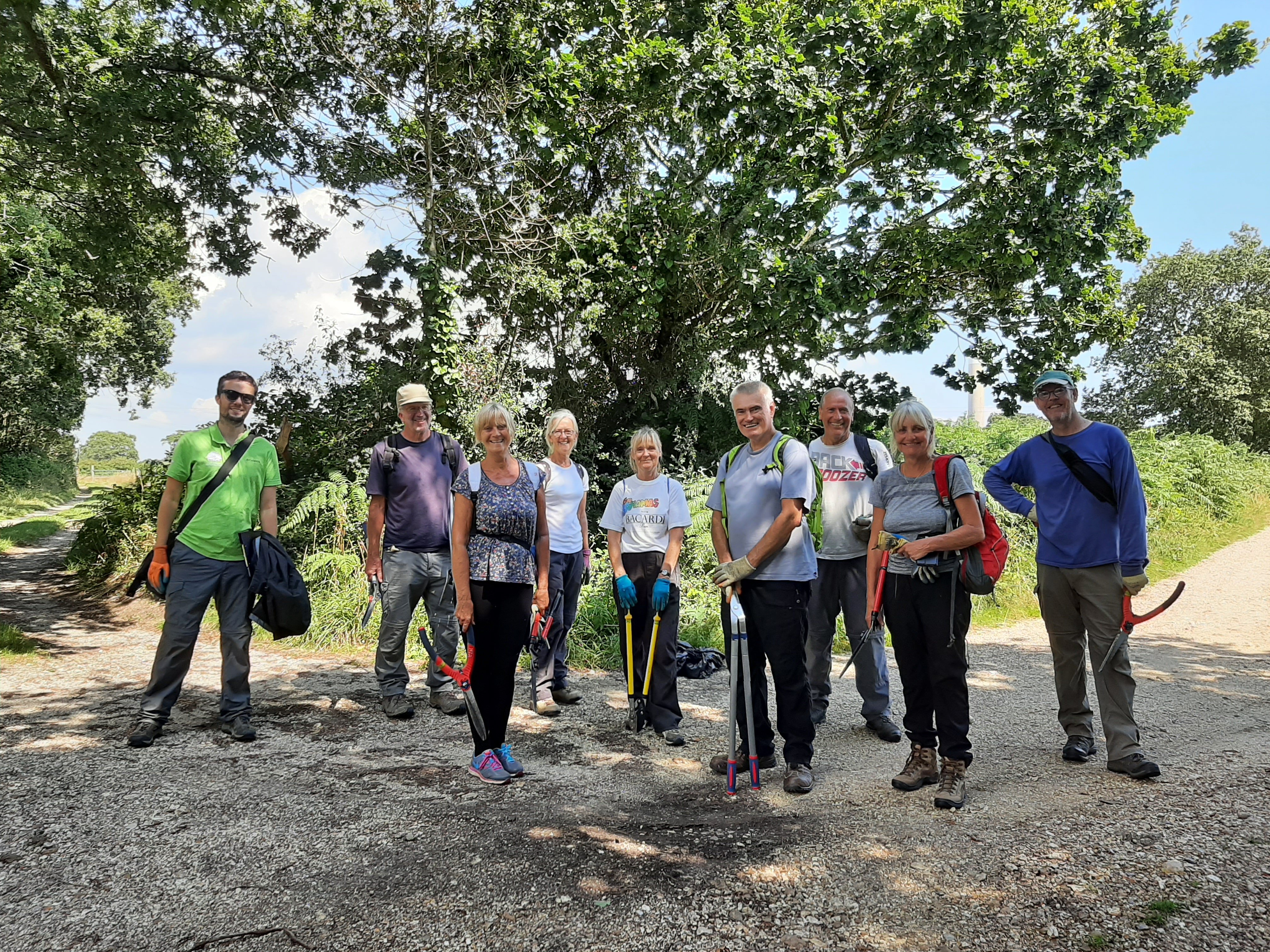 New Forest Volunteer group photo Volunteers
