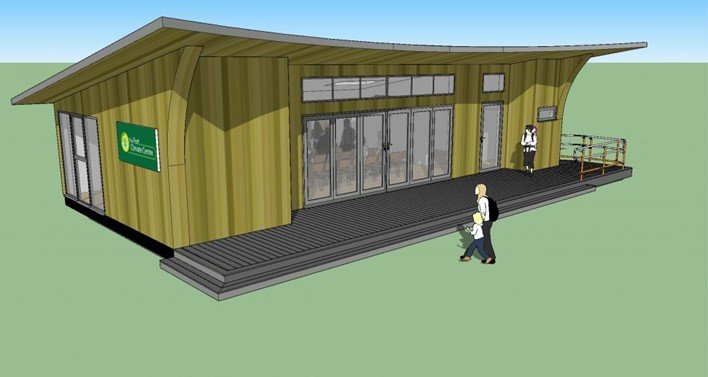 Computer 3D model of the Fort Climate Centre Fort Climate Centre Plan