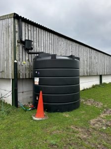 10,000 litre rainwater harvesting tank