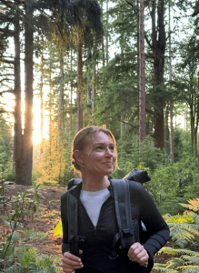 New Forest Youth Board member Honor in front of a woodland
