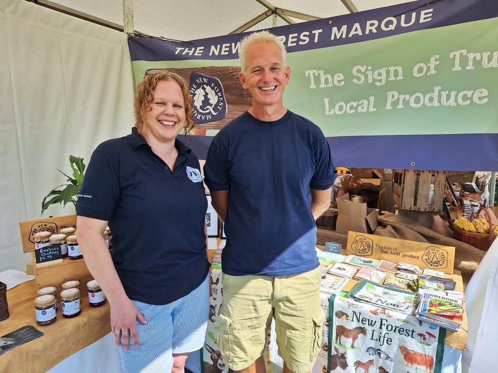The New Forest Marque local produce stall