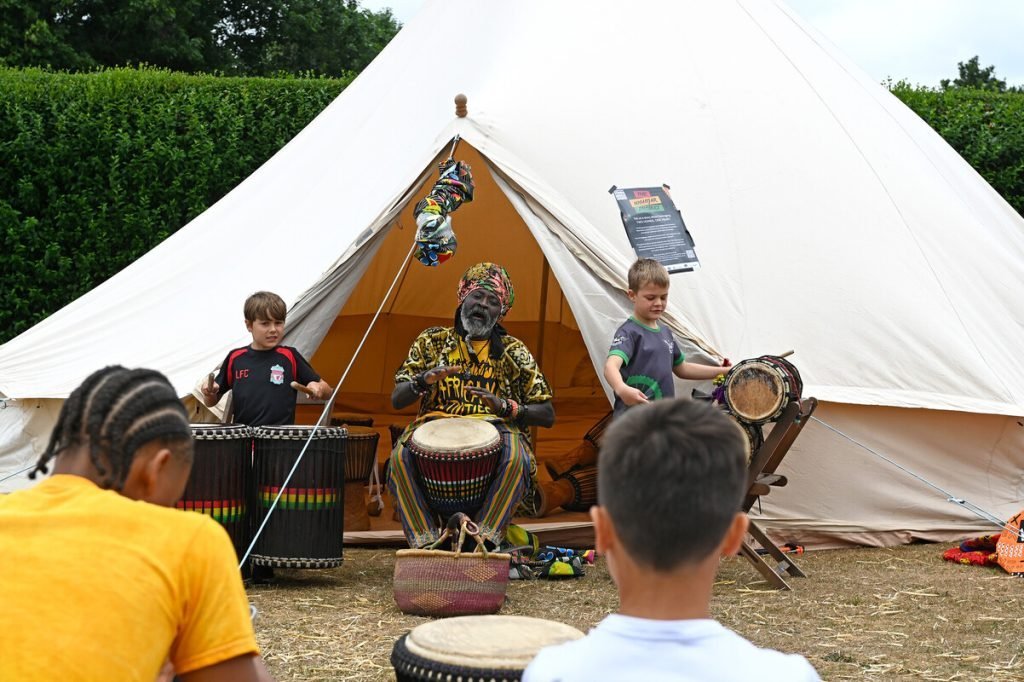 African Activities led drumming sessions at New Forest Thrive festival 2025

Credit: New Forest National Park Authority