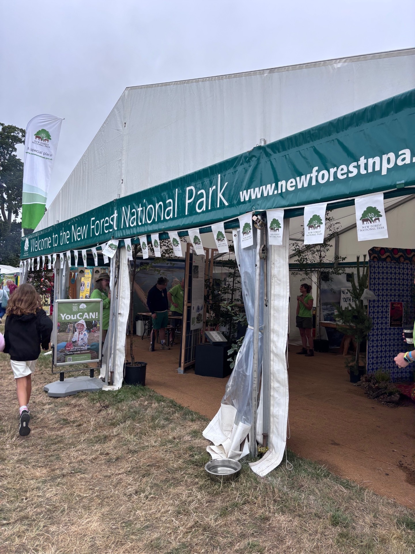 New Forest Show tent 2025