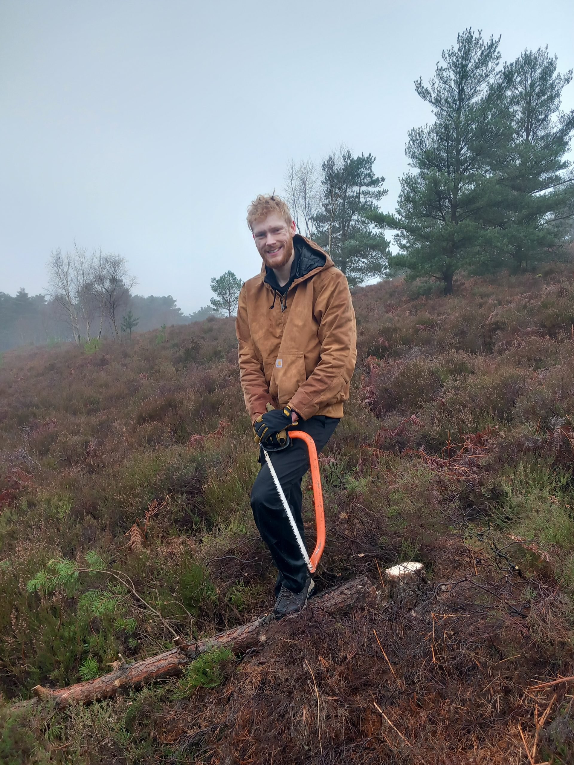 Charlie at St Catherine's Hill nature reserve, Christchurch