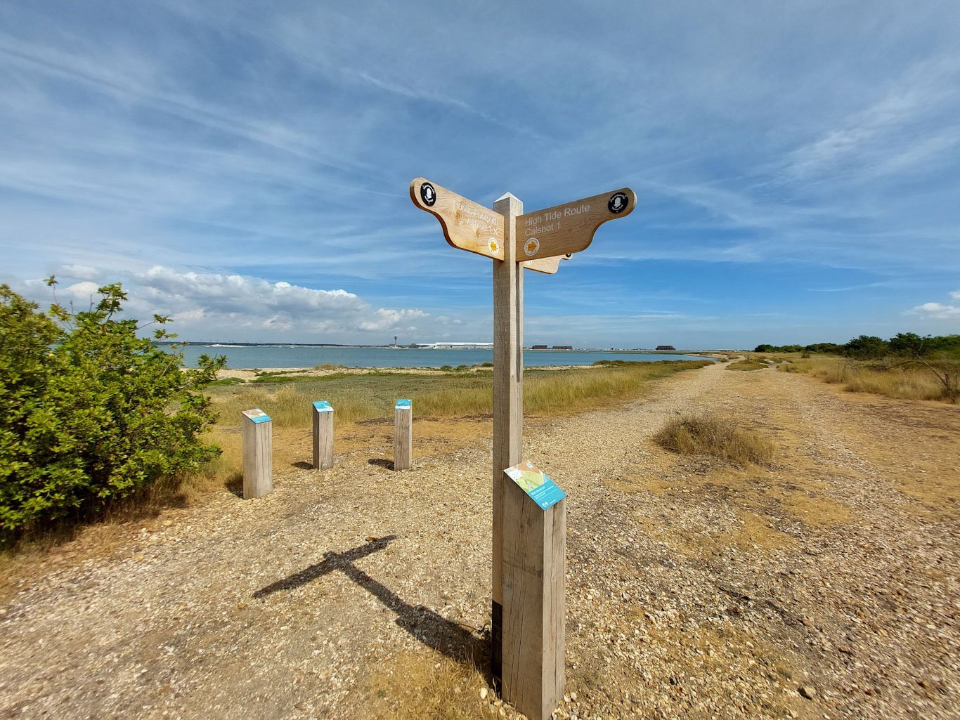 finger post sign on the coast