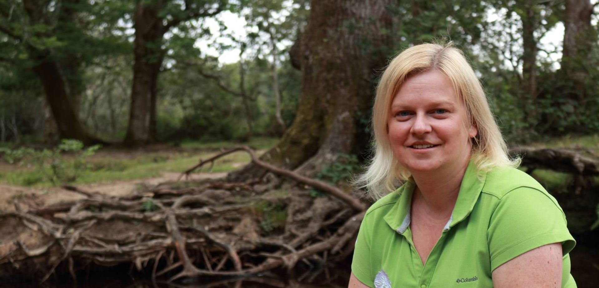 Wild play project officer Claire Pearce