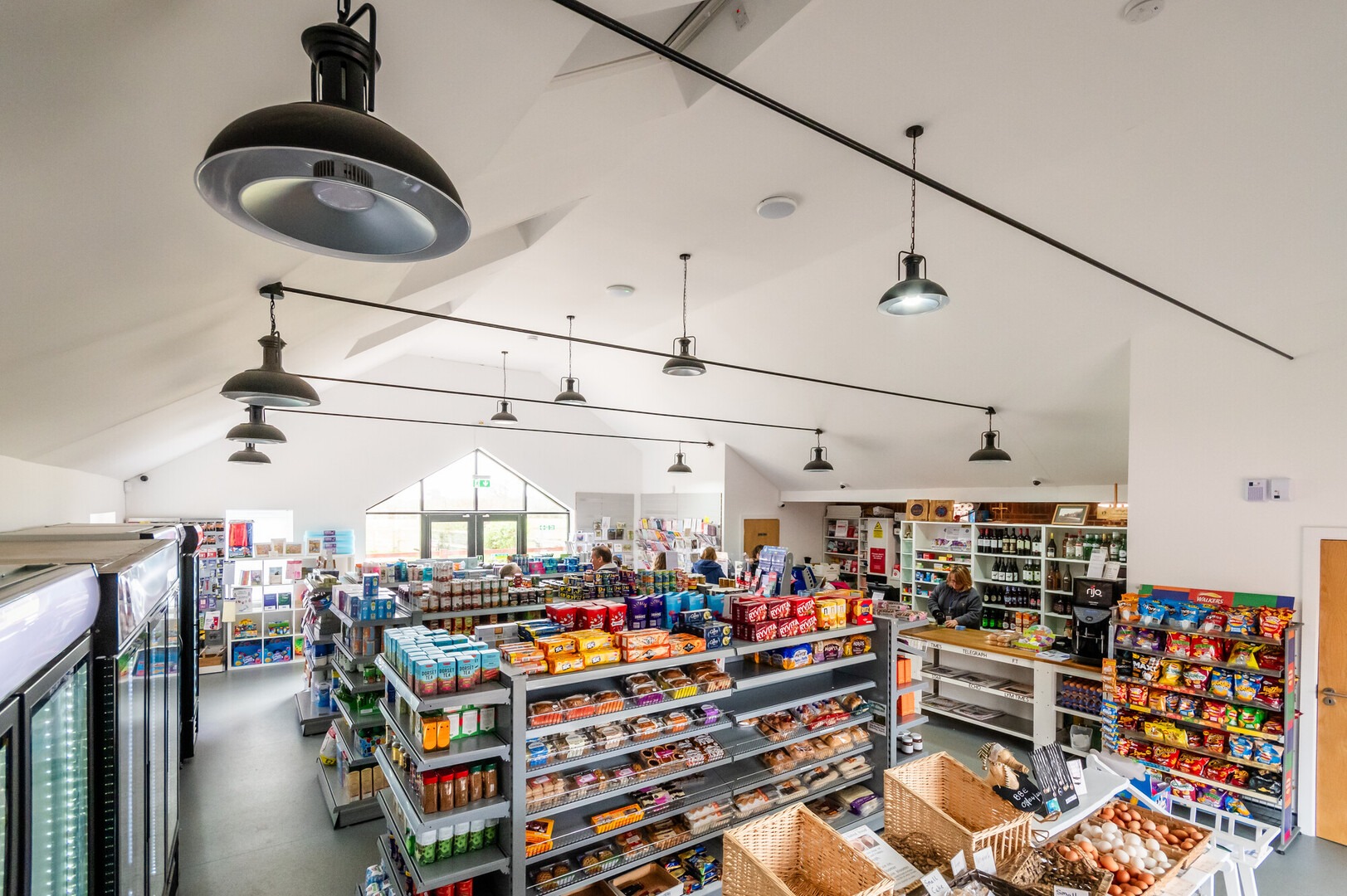 Inside of Pilley Community Shop