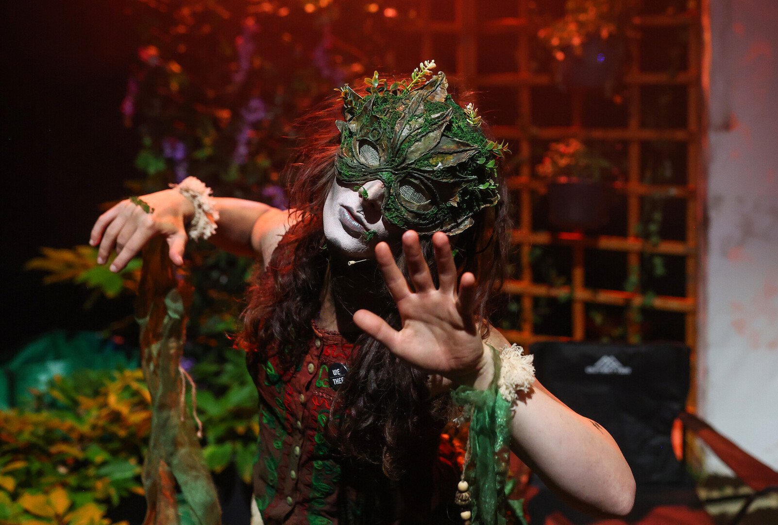 Bringing the Outside In's Yerna during the show's debut at Southampton's MAST Mayflower theatre.