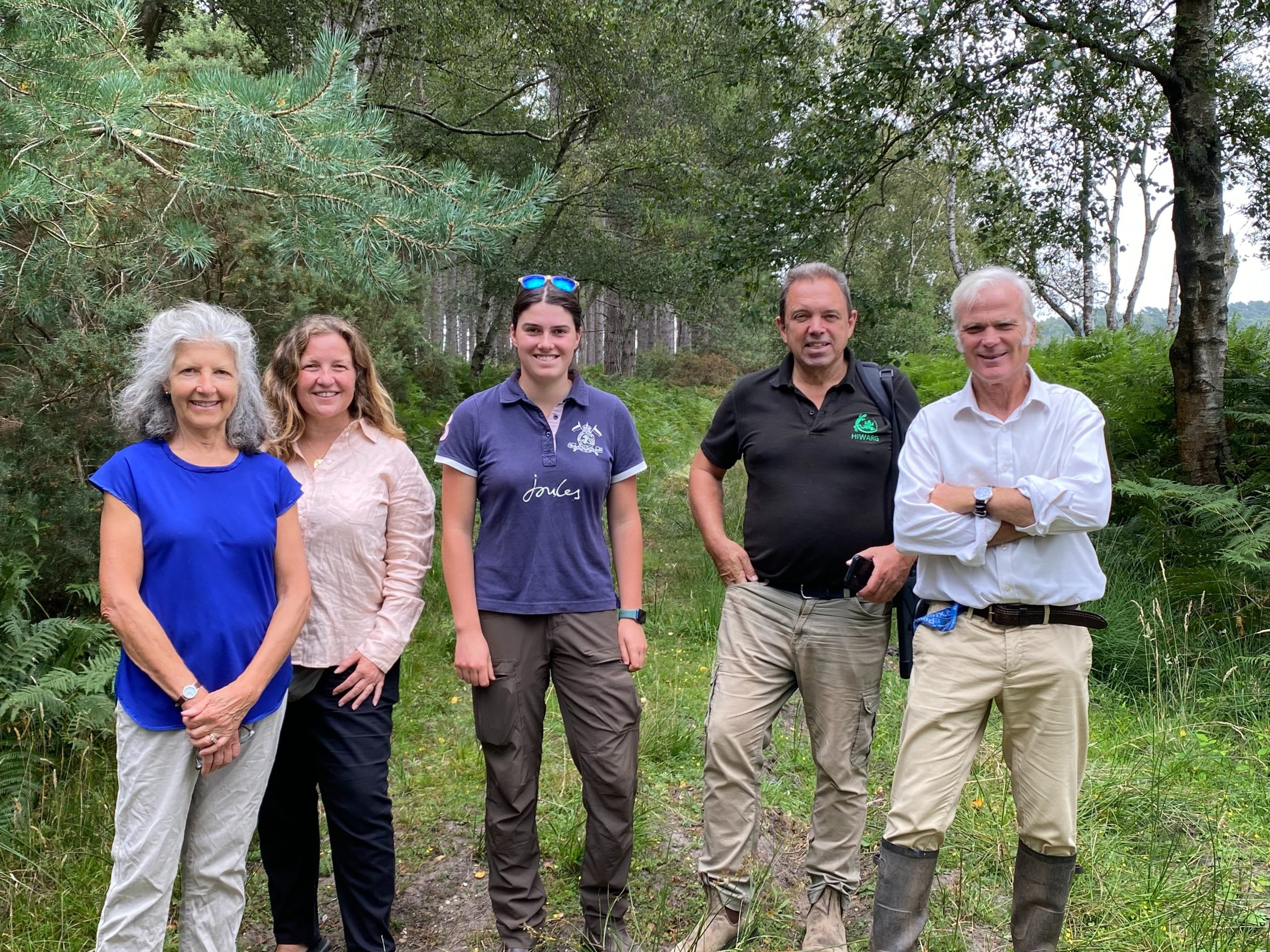 Sir Desmond Swayne MP visits Bisterne Estate