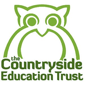 Countryside Education Trust logo with a green outline of an owl above the text the Countryside Education Trust
