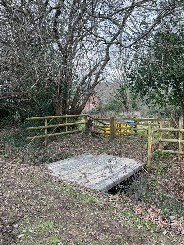 cattle pass over ditch