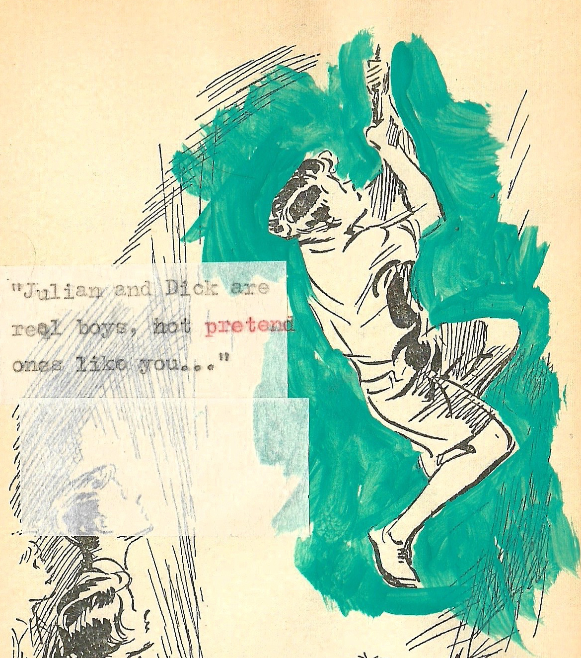 Famous Five George Sketch by Dean Kelland