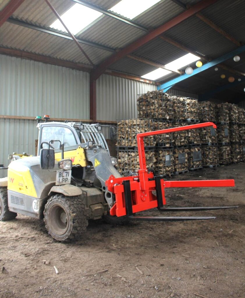 wood rotator machine in warehouse